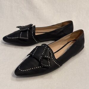 Tod's Black Studded Women's Loafers